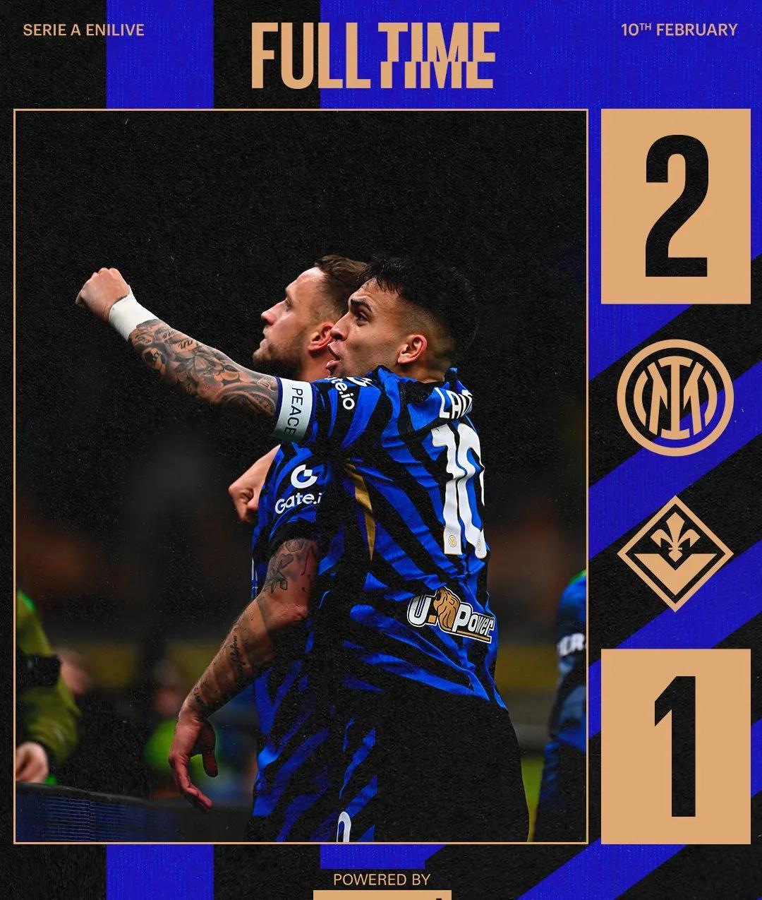 尤文图斯备受压力，不敌国际米兰