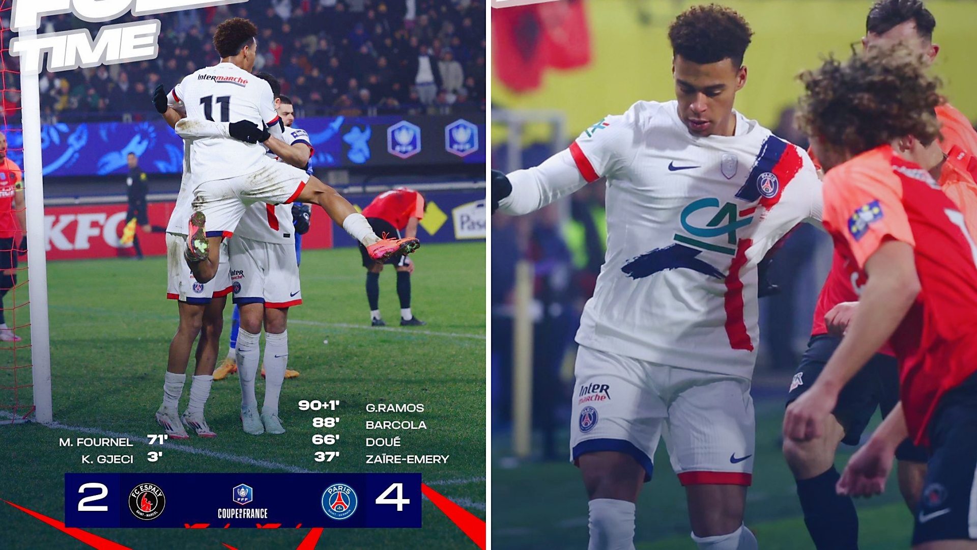 巴黎圣日耳曼惨败皇马，遭淘汰出局